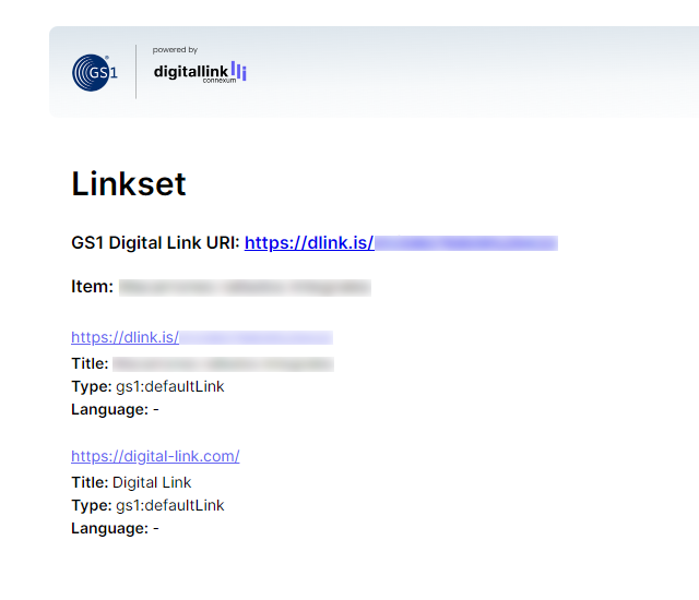 Linkset